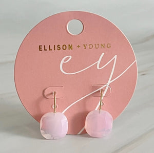 So Elegant Jewel Earrings in Mystic Pink & Mystic White