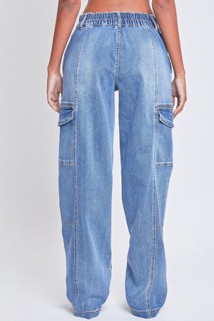 Seams So High-Rise Straight Cargo Jeans