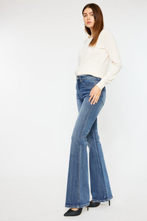 Diana High Rise Flare Jeans in Medium Wash