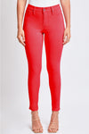 Blisse Hyperstretch Mid-Rise Skinny Pants in Ruby Red