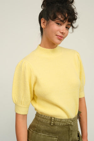 Keep It Short Puff Sleeve Sweater