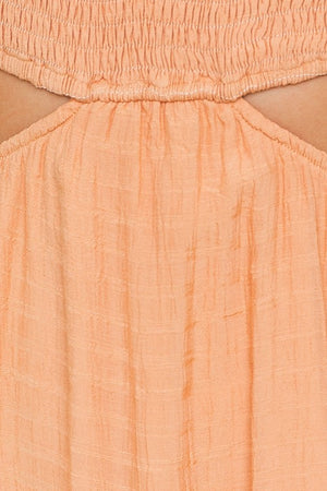 Dahlia Plunging V-Neck Cut-Out Mini Dress