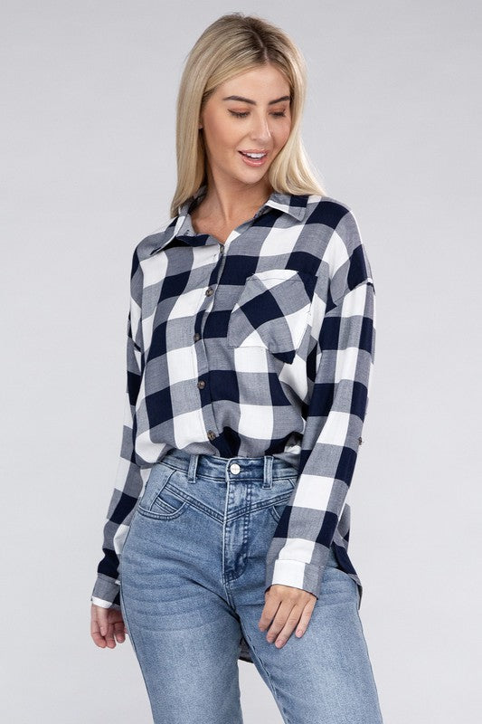 Countryside Plaid Flannel Shirt in Assorted Colors