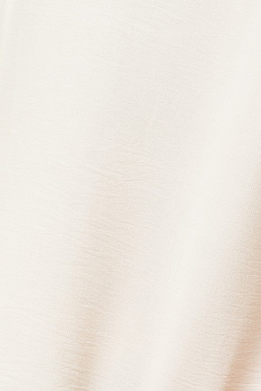 Kiera V-Slit Top in Fuschia & White