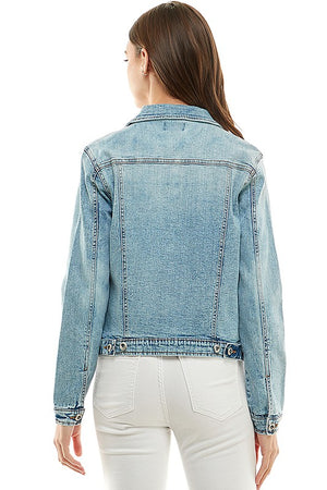 It's Classic Denim Jacket in Light Blue, Medium Blue, & Vintage Black