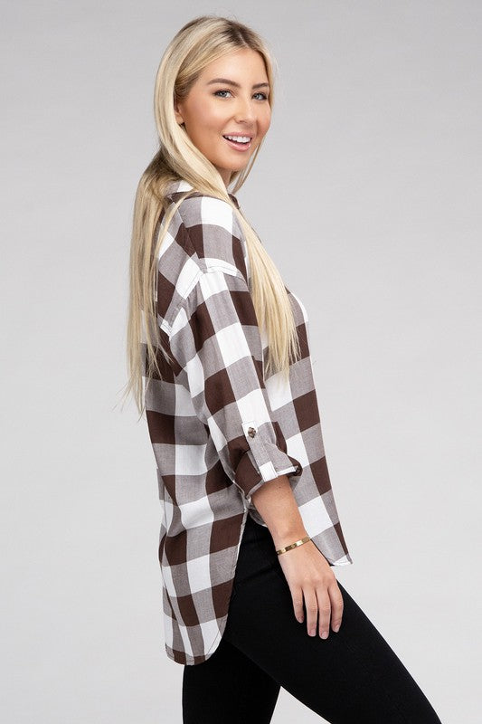 Countryside Plaid Flannel Shirt in Assorted Colors