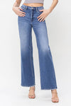 Darcie High Rise Wide Leg Jeans  in Medium Wash