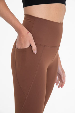 Wide Band High Rise Leggings in a Variety of Colors
