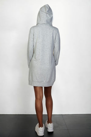 Cozy Comfort Hoodie Mini Dress in Assorted Colors