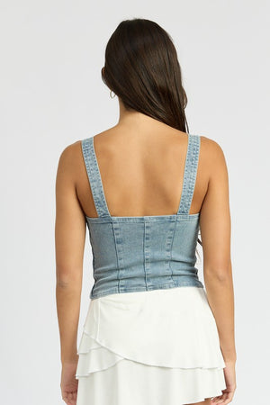 Almeda Cargo Denim Corset