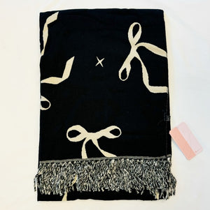 Bows & Stars Fringed Scarf