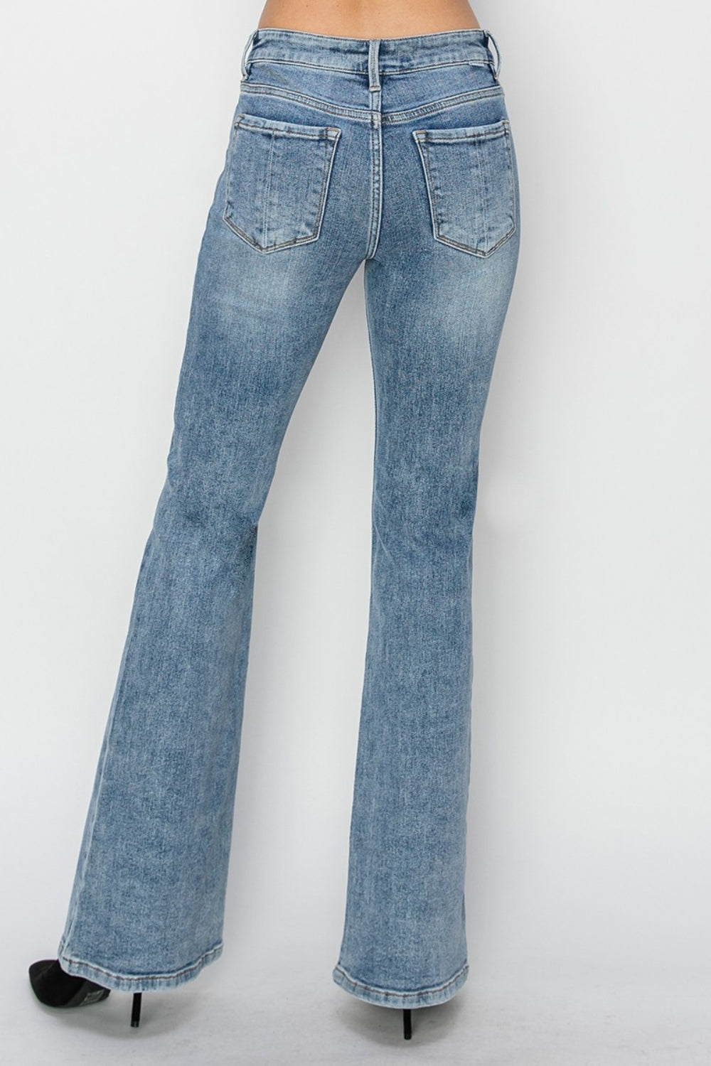 Viviana Mid Rise Bootcut Jeans in Medium Wash