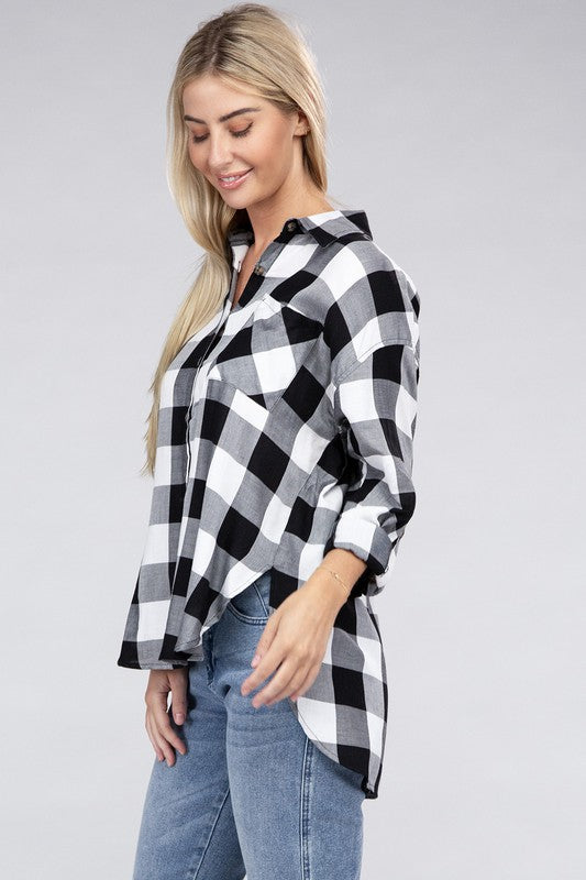 Countryside Plaid Flannel Shirt in Assorted Colors