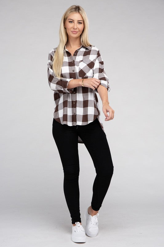 Countryside Plaid Flannel Shirt in Assorted Colors