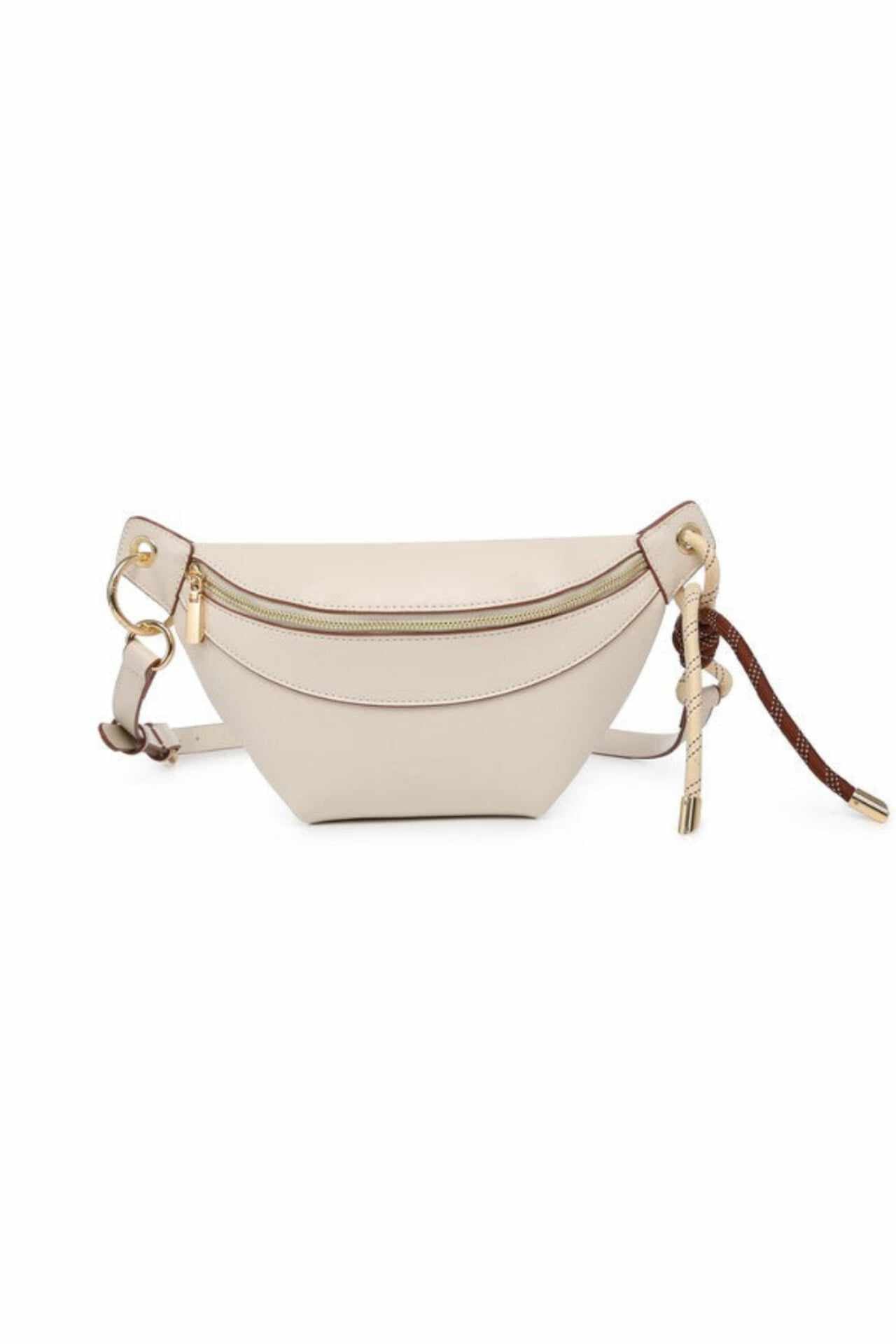 Shiloh Sling Bag Fanny Pack in Beige