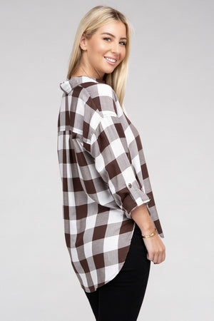 Countryside Plaid Flannel Shirt in Assorted Colors