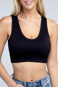 Essential Ribbed Cropped Tank Top in Assorted Colors