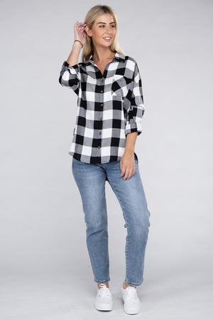 Countryside Plaid Flannel Shirt in Assorted Colors