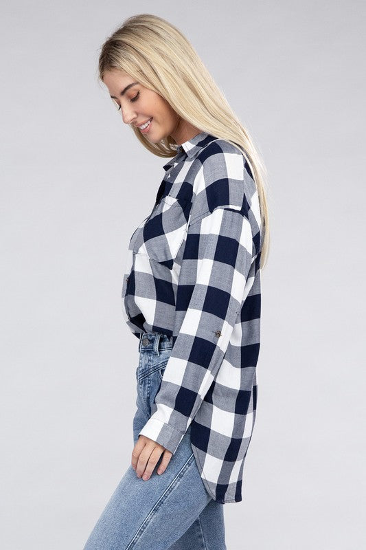 Countryside Plaid Flannel Shirt in Assorted Colors