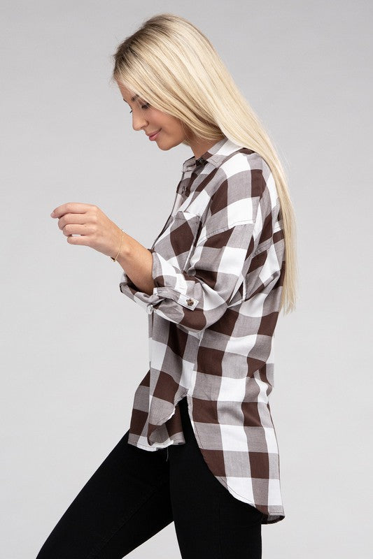 Countryside Plaid Flannel Shirt in Assorted Colors