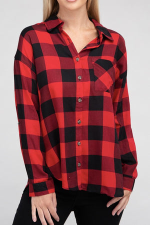 Countryside Plaid Flannel Shirt in Assorted Colors