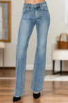 Viviana Mid Rise Bootcut Jeans in Medium Wash