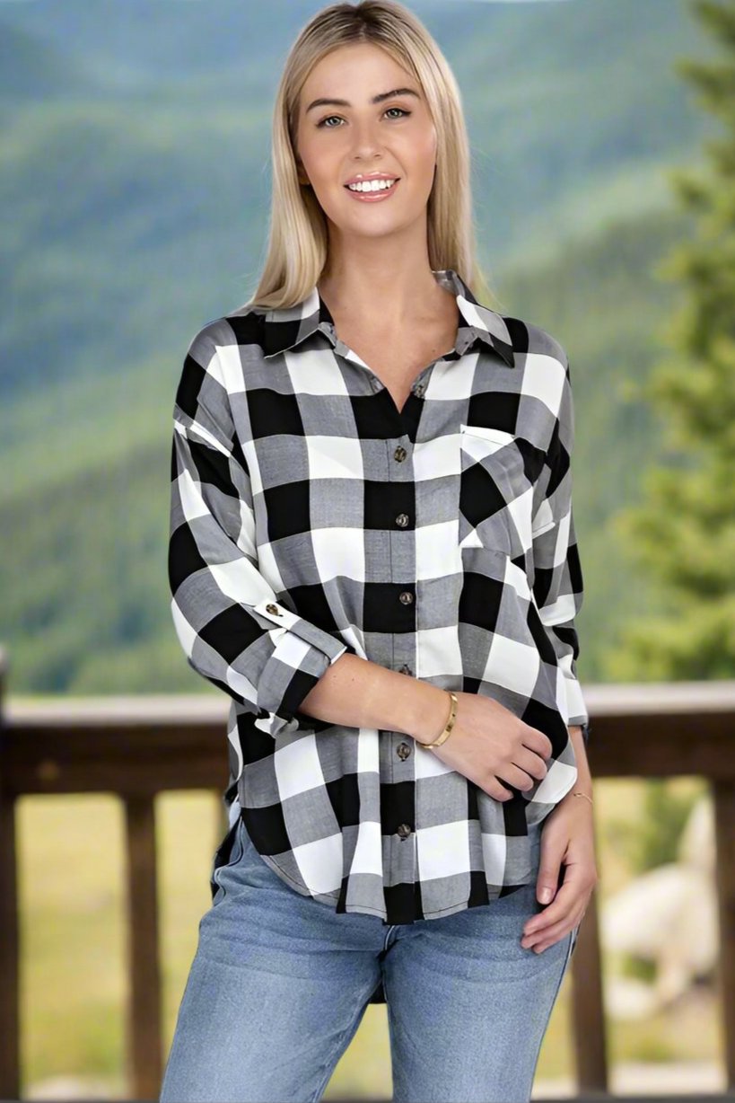 Countryside Plaid Flannel Shirt in Assorted Colors