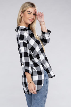 Countryside Plaid Flannel Shirt in Assorted Colors