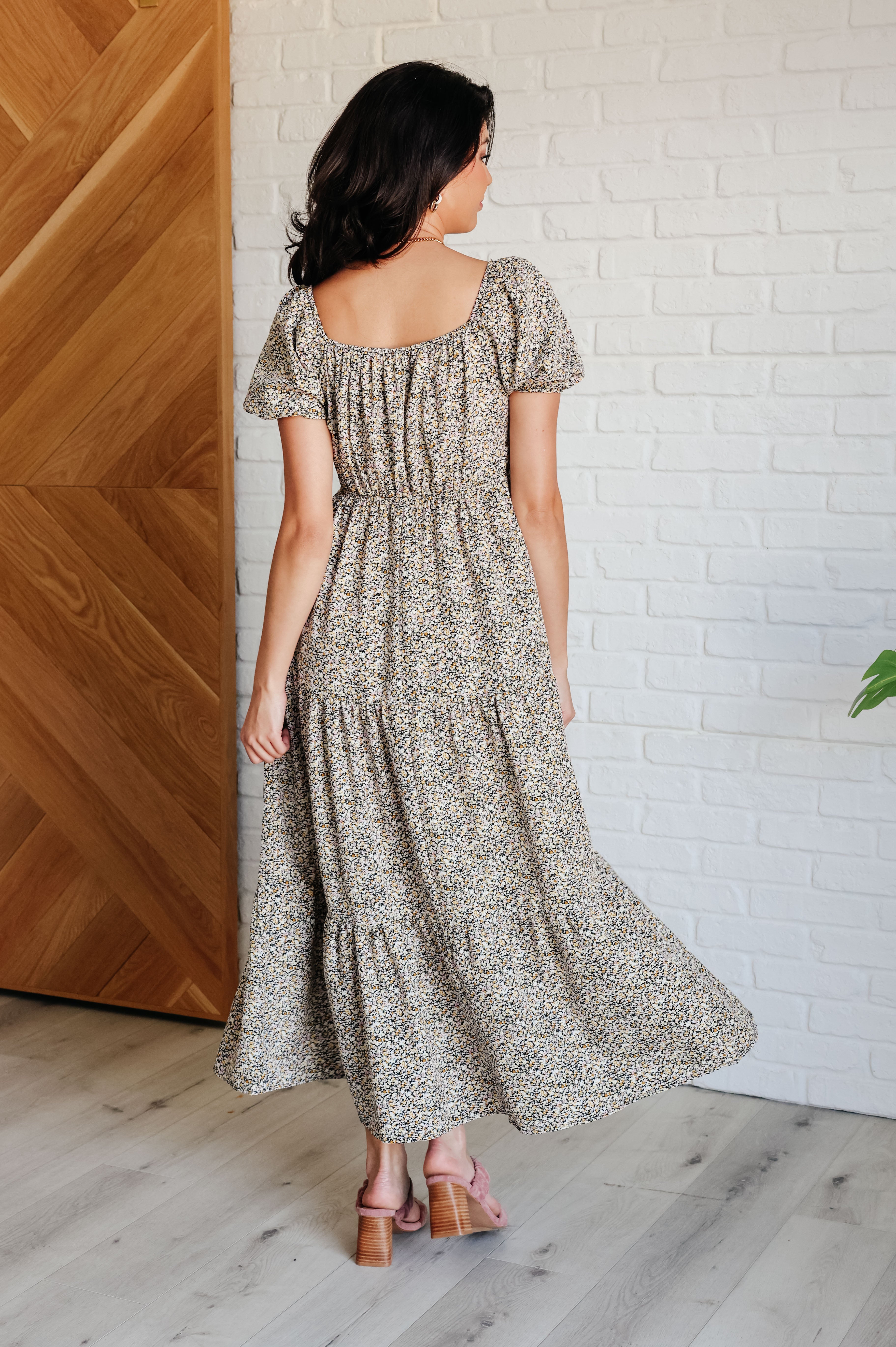 Glimpses of You Sweetheart Neckline Maxi Dress