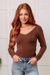 Simply Seamless Reversible Top in Coffee