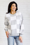 Checkmate Sweater in Grey