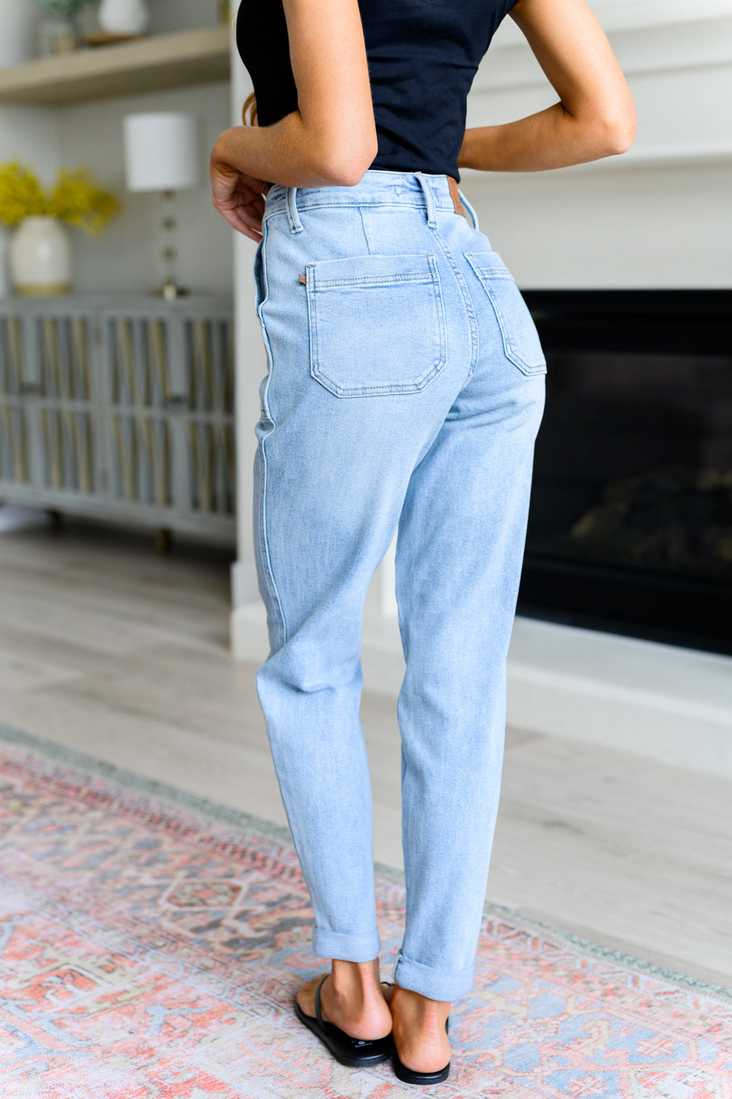 Kinsley Vintage Wash Denim Joggers