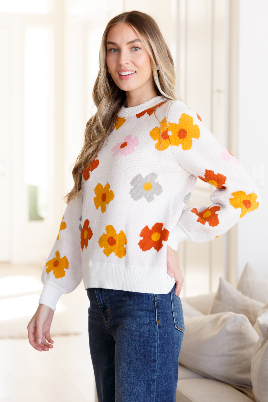 Blooming Beauty Floral Sweater