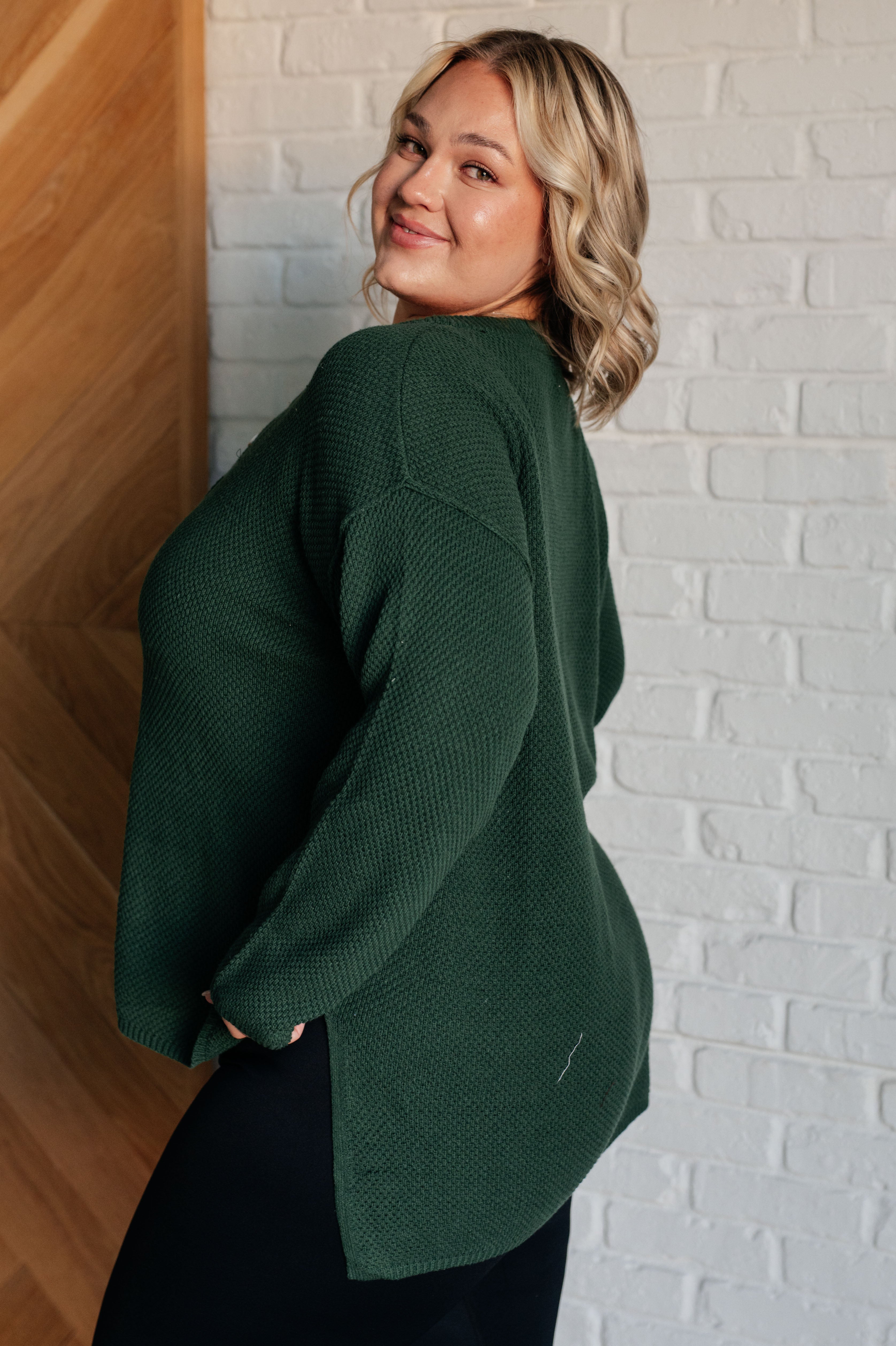 Everyday Ease Henley Sweater