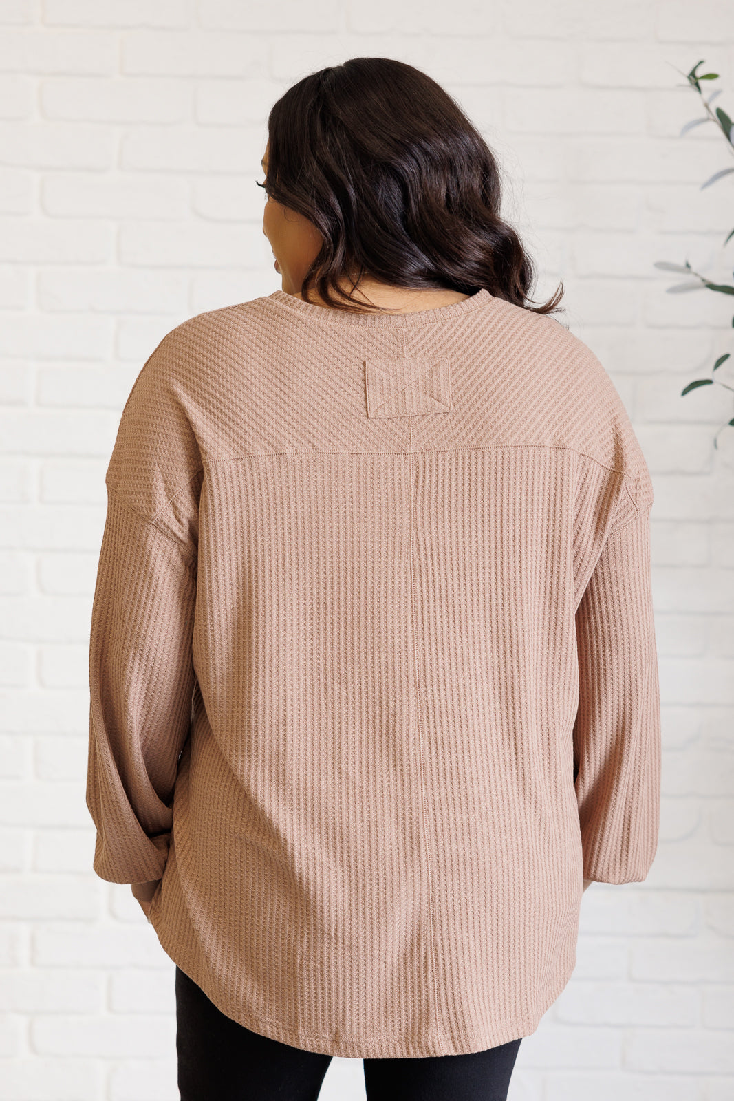 Next Chapter V-Neck Top in Coffee