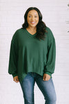 Next Chapter V-Neck Top in Green