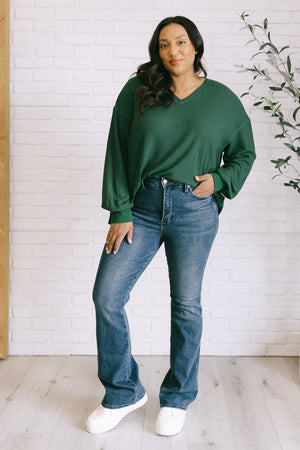 Next Chapter V-Neck Top in Green