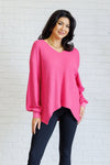 Next Chapter V-Neck Top in Pink