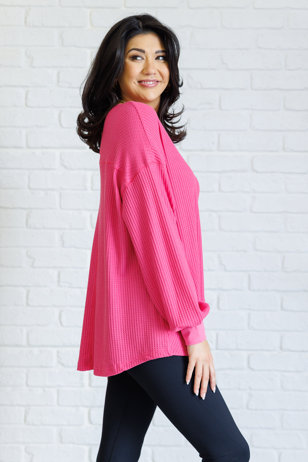 Next Chapter V-Neck Top in Pink