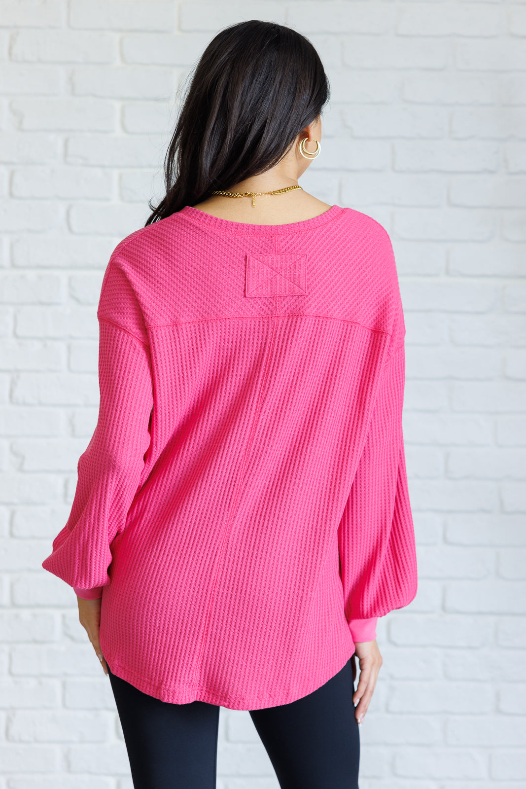 Next Chapter V-Neck Top in Pink