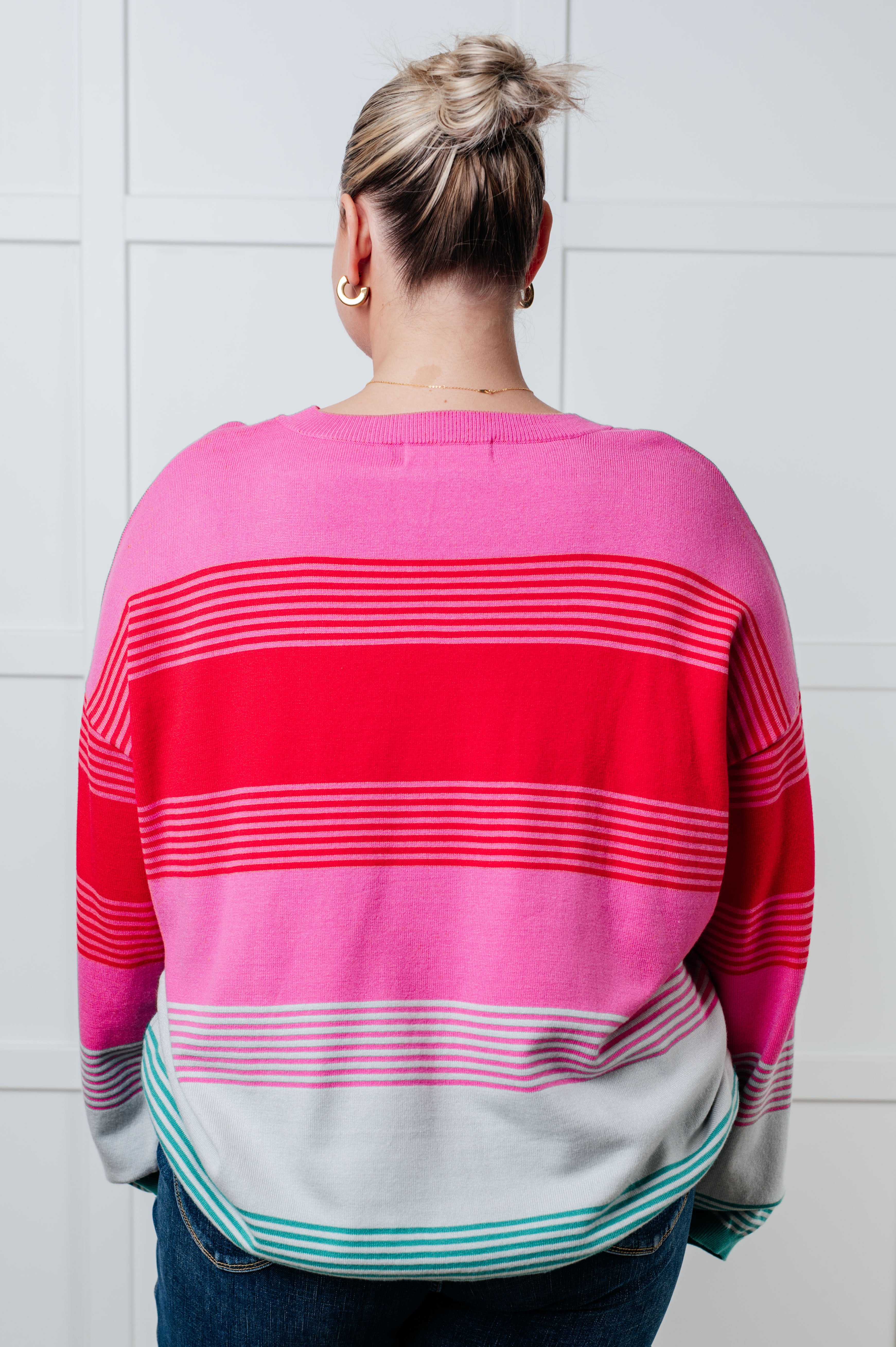 Warm Hug Striped Sweater