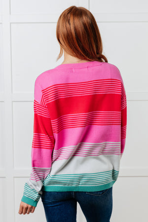 Warm Hug Striped Sweater