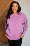 Head of the Class Sweatshirt in Light Plum