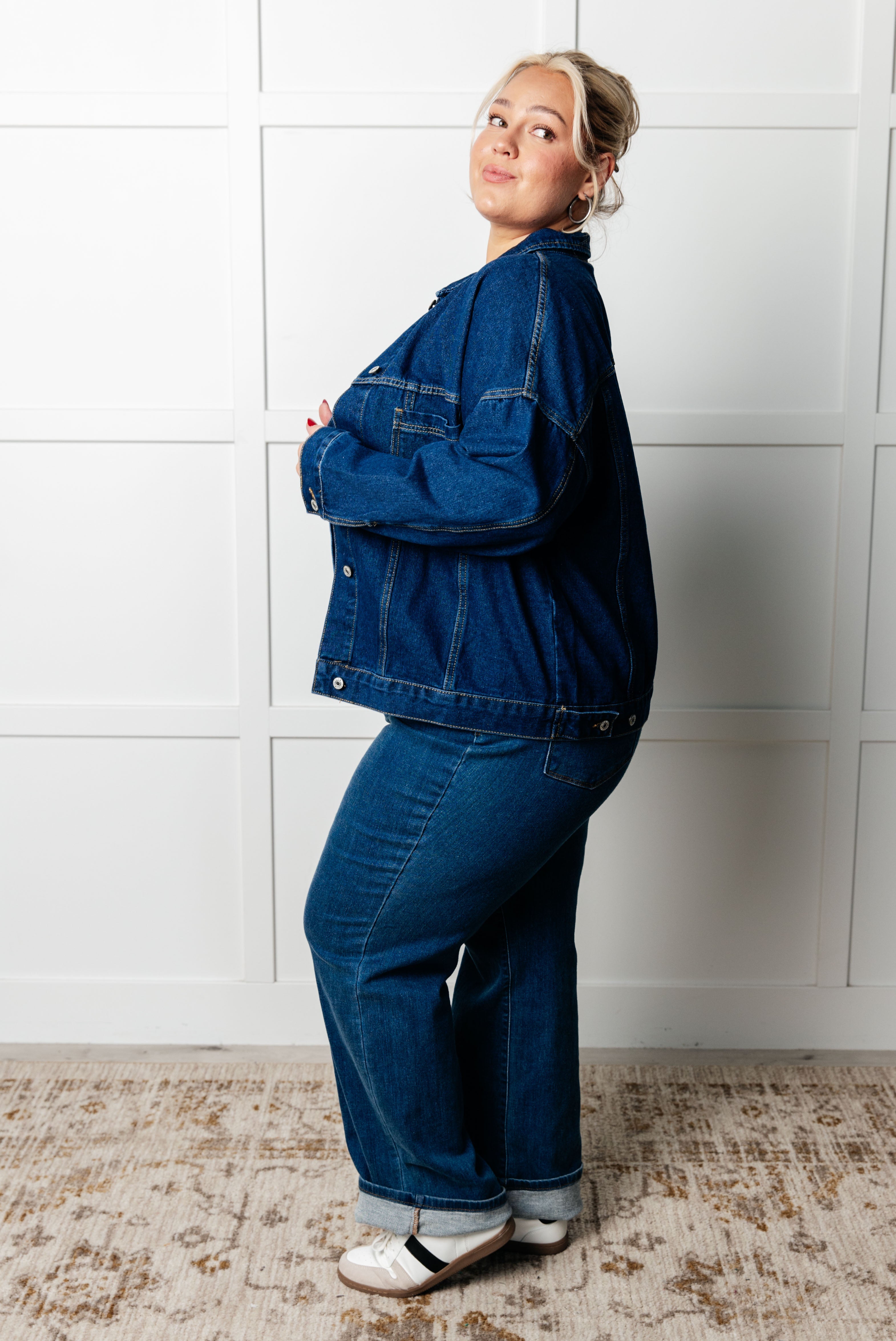 First Impression Oversized Denim Jacket