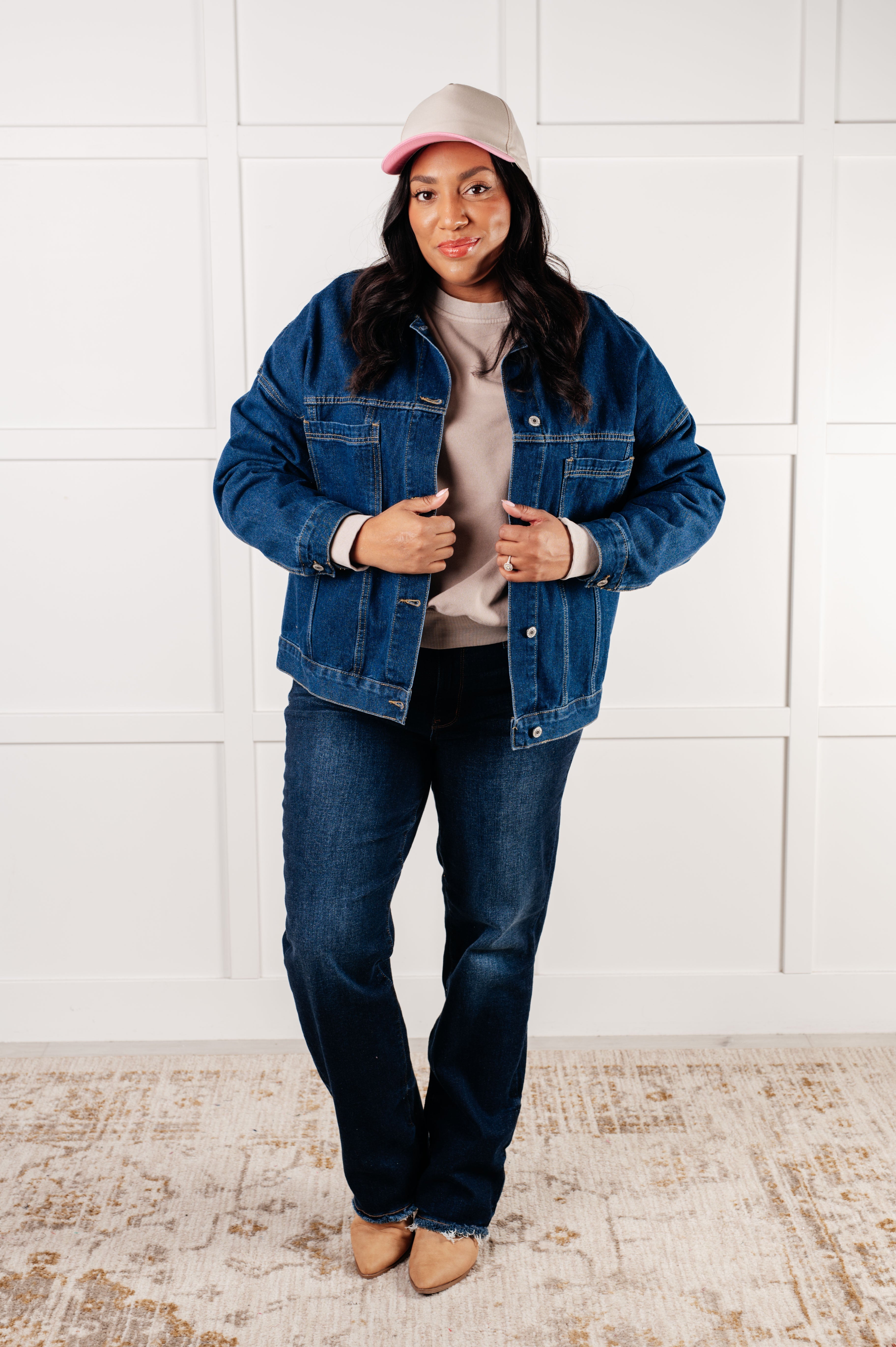 First Impression Oversized Denim Jacket