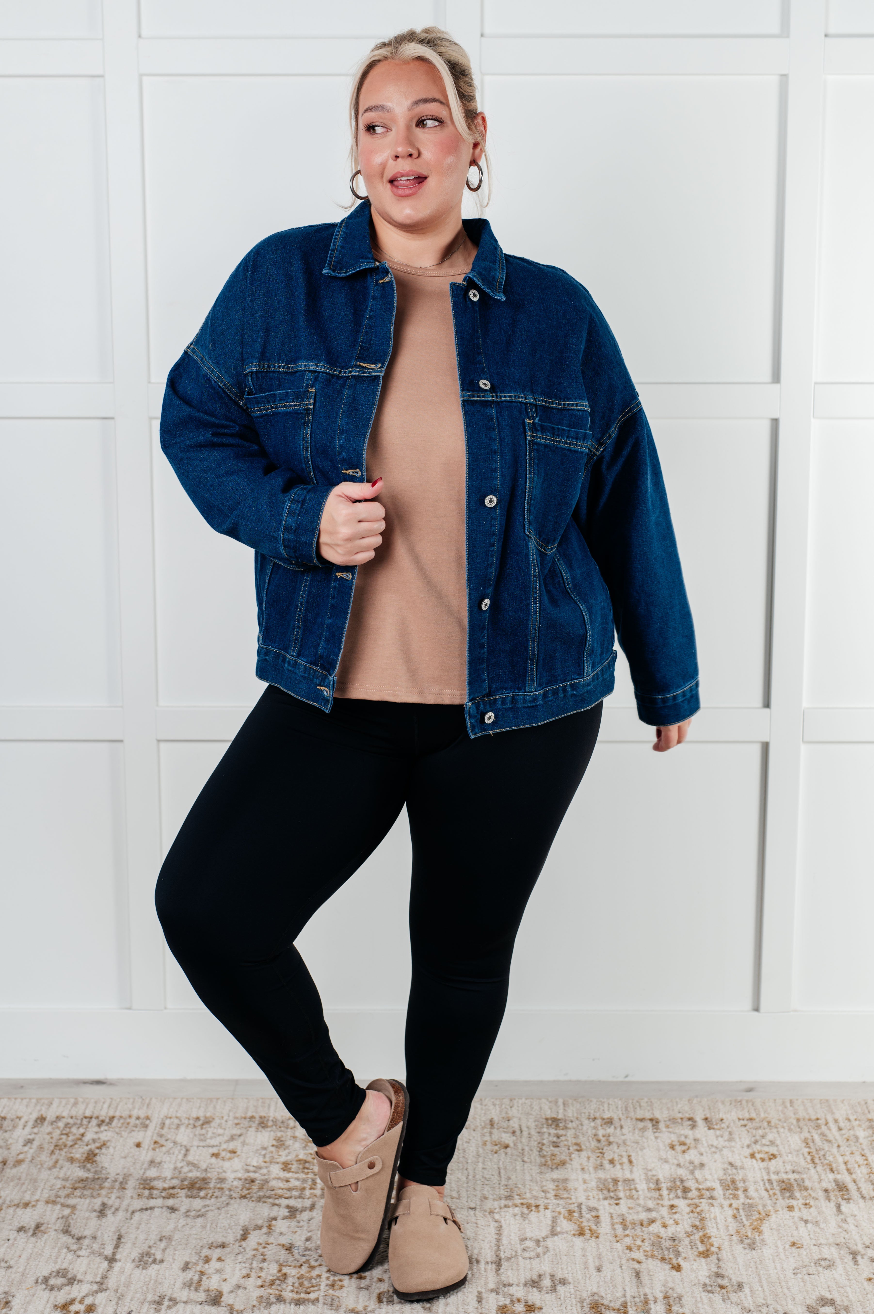 First Impression Oversized Denim Jacket