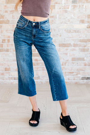 Katana High Rise Wide Leg Crop Jeans