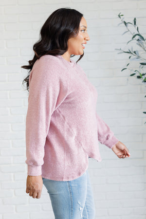 Soft Serenity Long Sleeve Tee in Light Rose