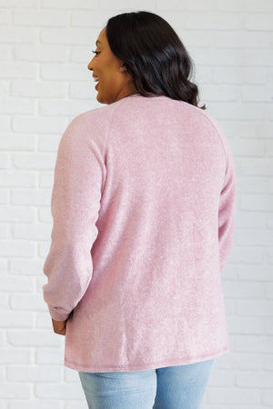 Soft Serenity Long Sleeve Tee in Light Rose