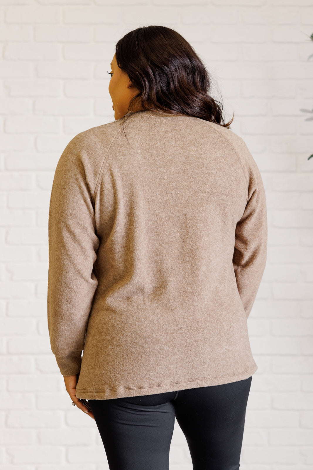 Soft Serenity Long Sleeve Tee in Mocha